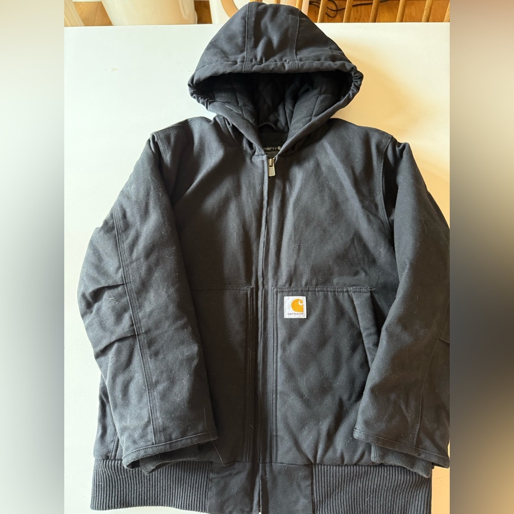 Carhartt Kids Black Hooded Jacket